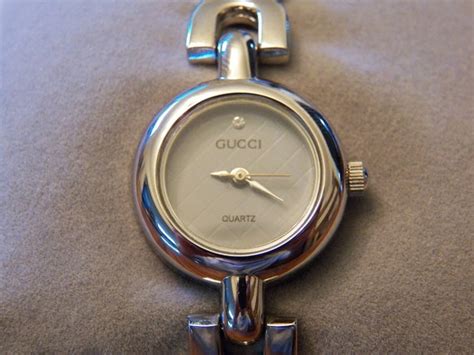 vintage gucci watch silver|gucci watches from the 80s.